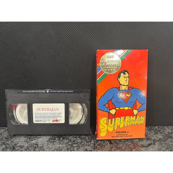 Superman Woody Woodpecker & Popeye Cartoon Classics Collection VHS Set - Picture 2 of 11